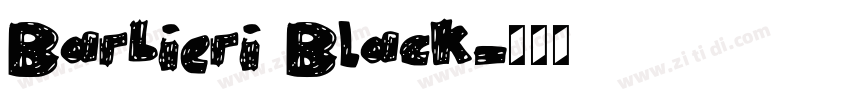 Barbieri Black字体转换